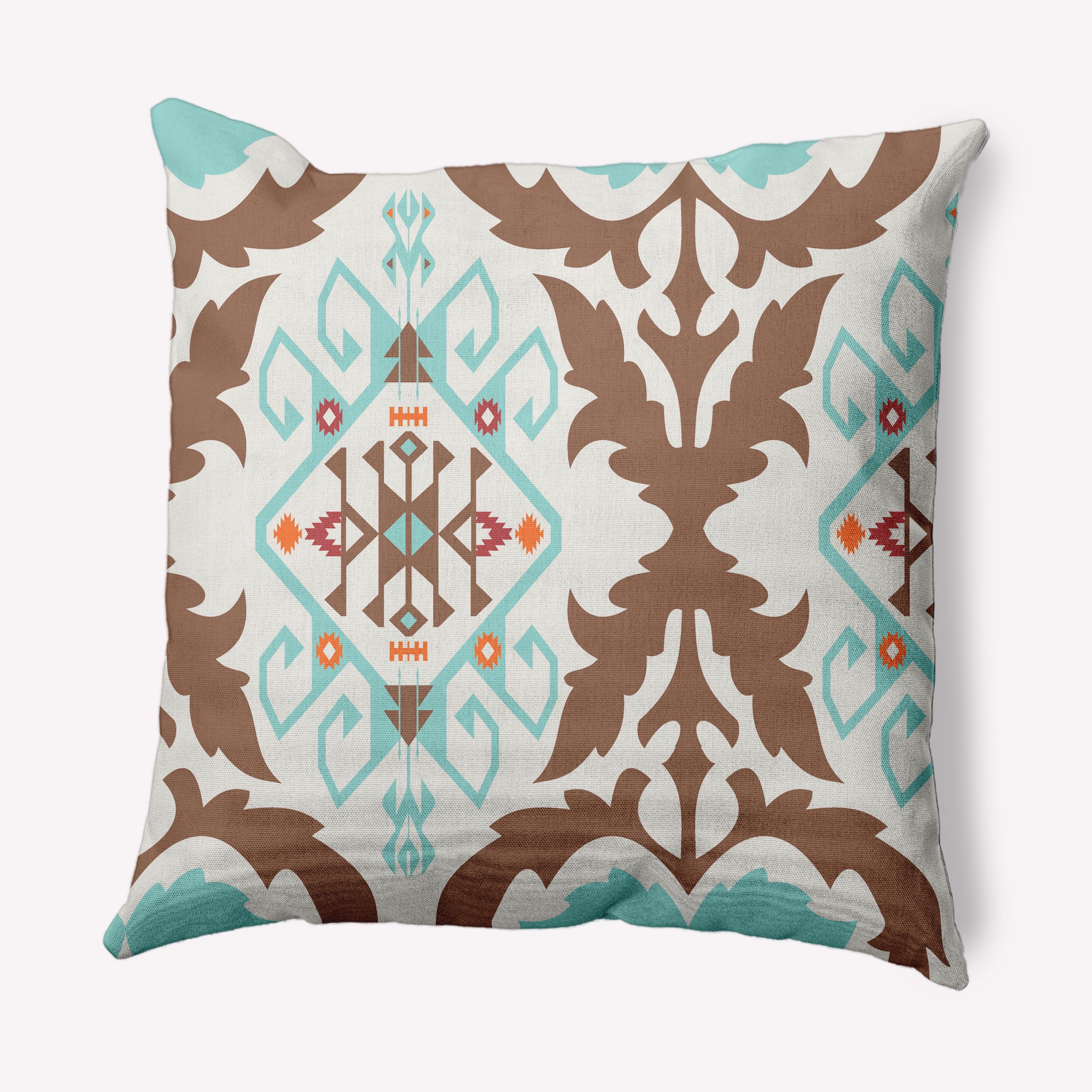 Simply Daisy 16" x 16" French, Country Blue Polyester Throw Pillow
