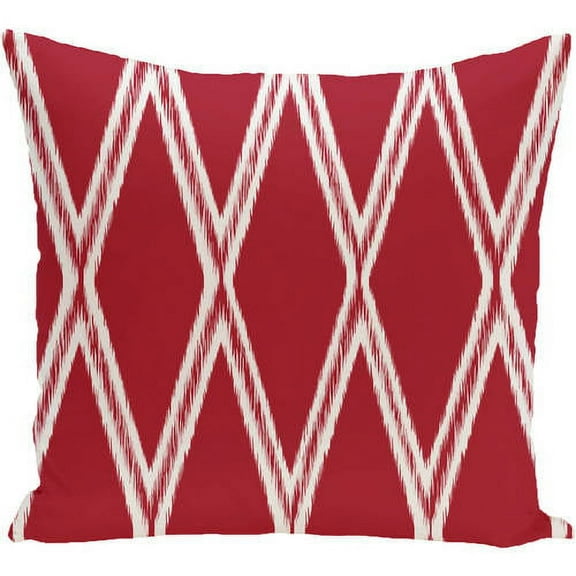 Simply Daisy 16" x 16" Gate Keeper Geometric Print Outdoor Pillow