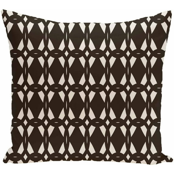 Simply Daisy 16" x 16" Geo-Craze Geometric Print Pillow