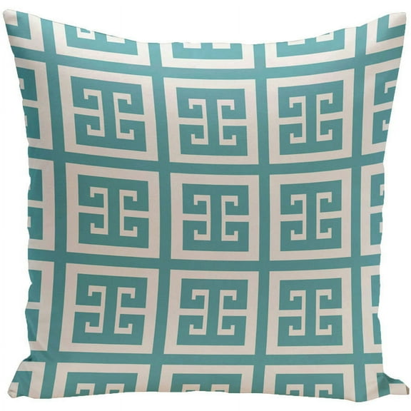 Simply Daisy 16" x 16" Geometric Decorative Outdoor Pillow