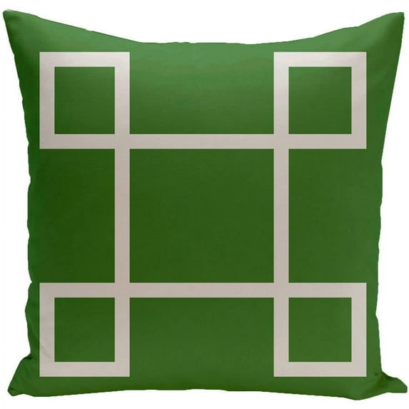 Simply Daisy 16" x 16" Geometric Decorative Outdoor Pillow