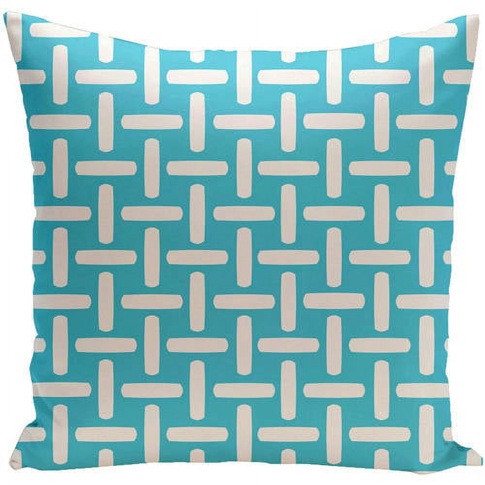 Simply Daisy 16" x 16" Geometric Decorative Outdoor Pillow
