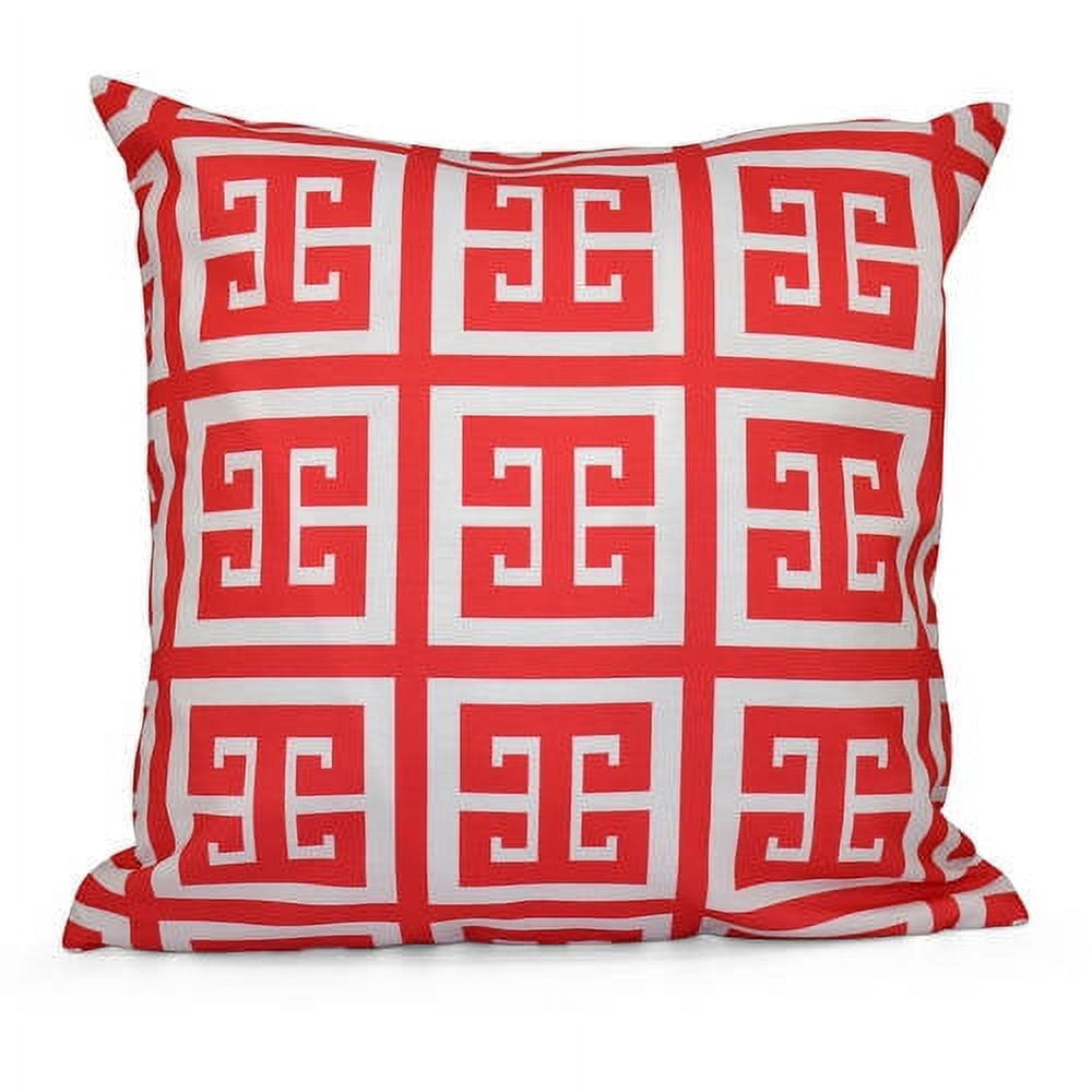 Simply Daisy 16" x 16" Geometric Decorative Outdoor Pillow