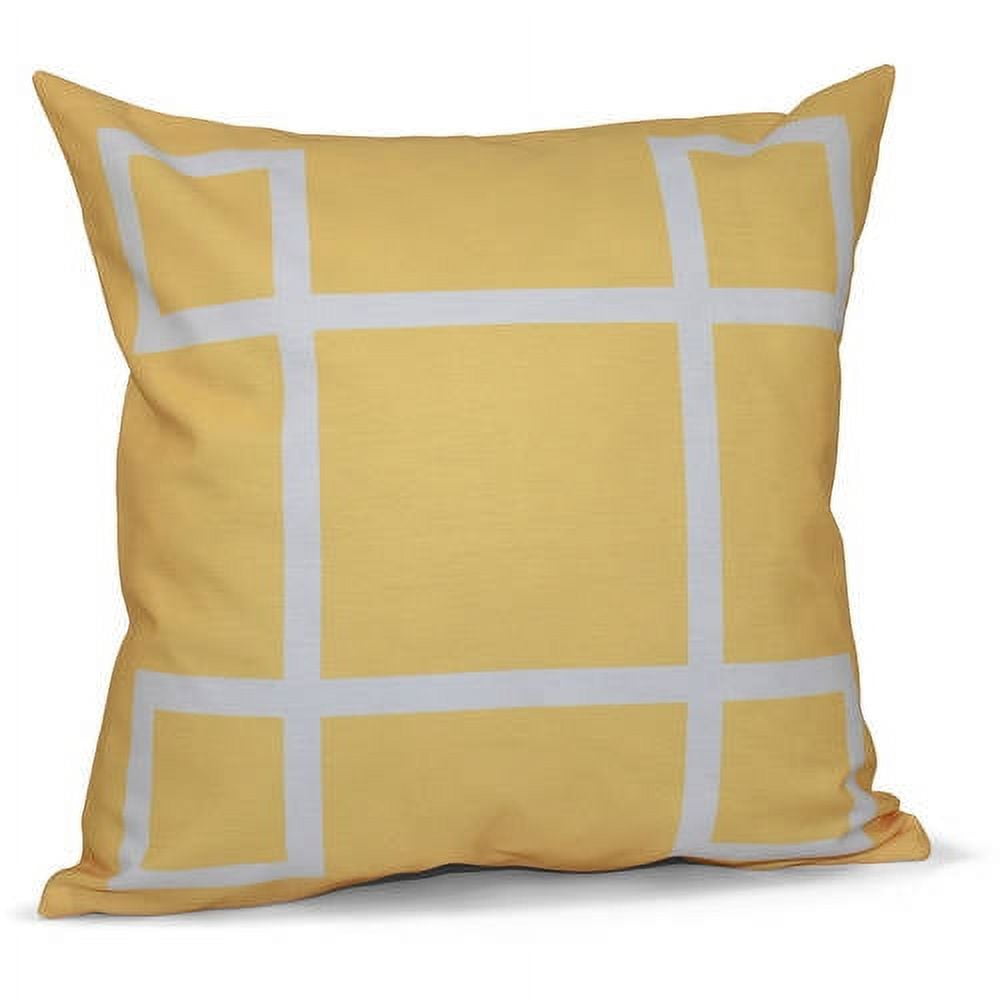 Simply Daisy 16" x 16" Geometric Decorative Outdoor Pillow