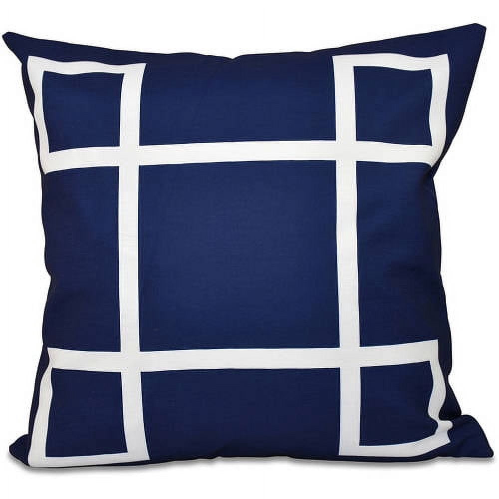 Simply Daisy 16" x 16" Geometric Decorative Outdoor Pillow