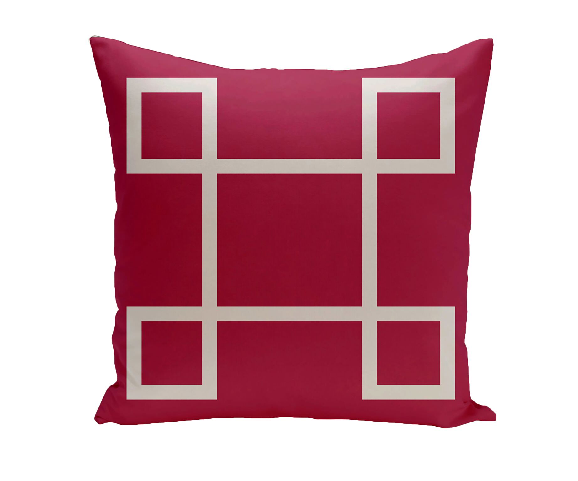 Simply Daisy 16" x 16" Geometric Decorative Pillow