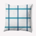 thumbnail image 1 of Simply Daisy 16" x 16" Geometric Indoor/Outdoor Polyester Throw Pillow, Autumn Blue, 1 of 3