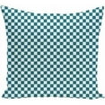 thumbnail image 1 of Simply Daisy 16" x 16" Gingham Check Geometric Print Pillow, 1 of 2