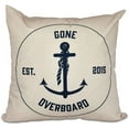 thumbnail image 1 of Simply Daisy 16" x 16" Gone Overboard Word Print Outdoor Pillow, 1 of 1