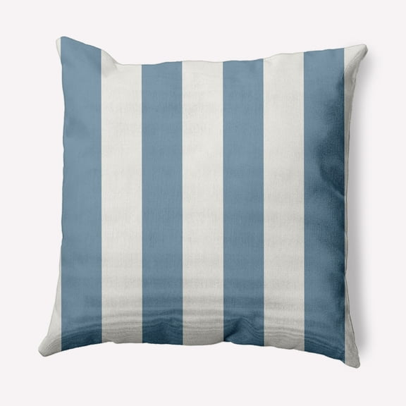 Simply Daisy 16" x 16" Graduated Stripe Nautical Decorative Indoor Pillow