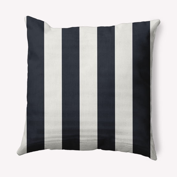 Simply Daisy 16" x 16" Graduated Stripe Nautical Decorative Indoor Pillow