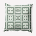 thumbnail image 1 of Simply Daisy 16" x 16" Greek Key Patterned Nautical Indoor/Outdoor Throw Pillow, 1 of 3