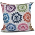 thumbnail image 1 of Simply Daisy 16" x 16" Groovy Geometric Outdoor Pillow, 1 of 1
