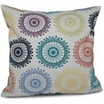 thumbnail image 1 of Simply Daisy 16" x 16" Groovy Geometric Outdoor Pillow, 1 of 1