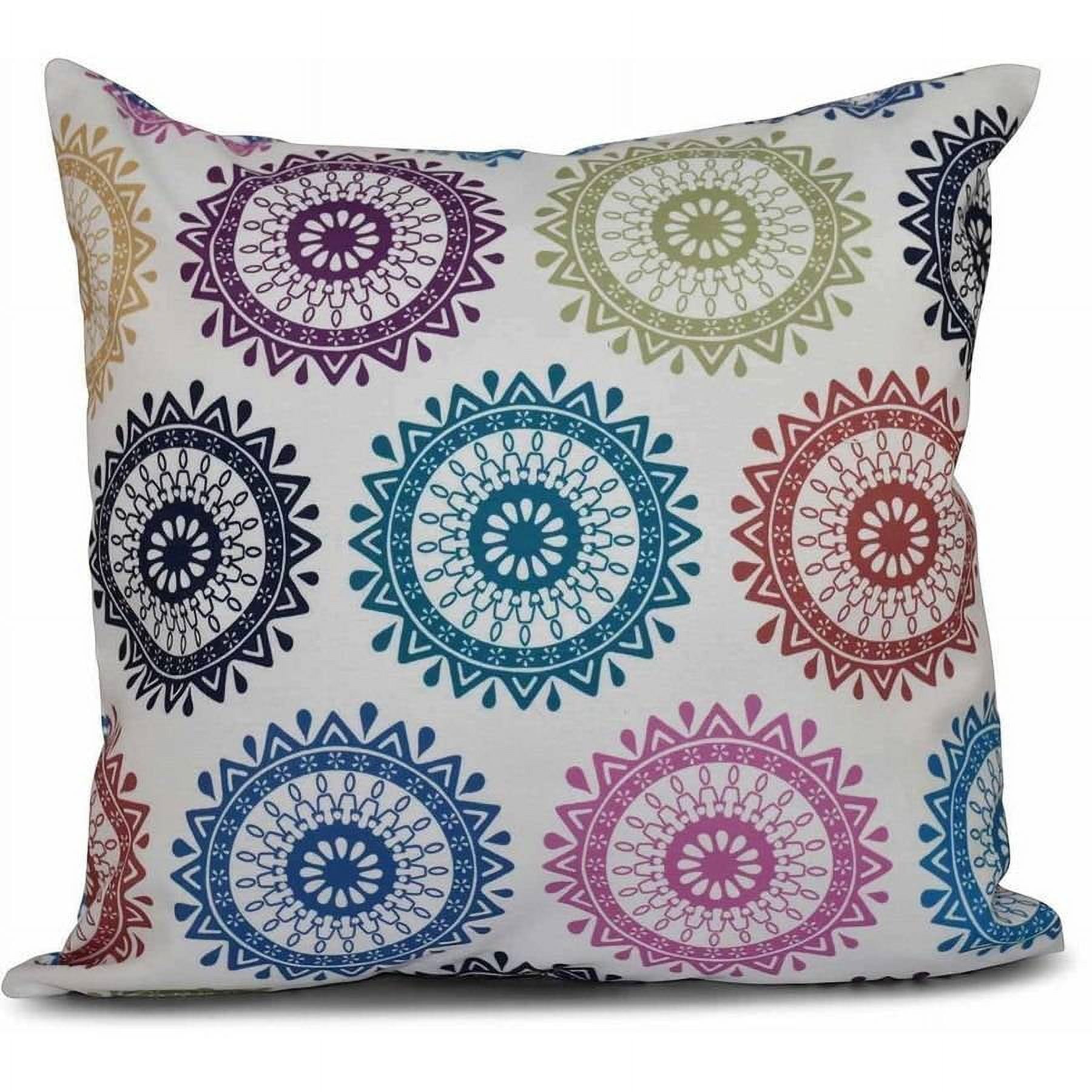 Simply Daisy 16" x 16" Groovy Geometric Print Pillow