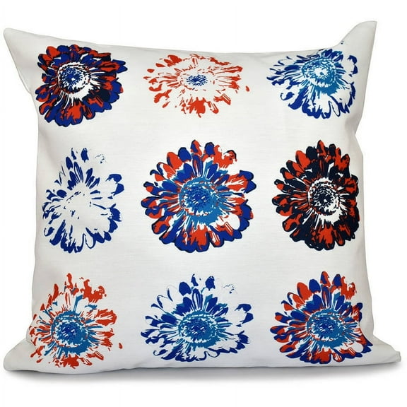 Simply Daisy 16" x 16" Gypsy Floral Floral Outdoor Pillow