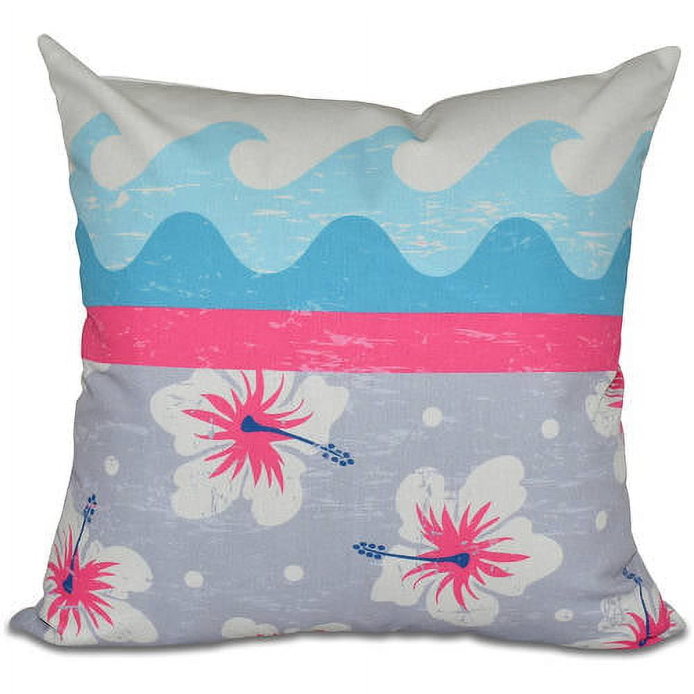 Simply Daisy 16" x 16" Hang Ten Floral Print Pillow