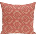 thumbnail image 1 of Simply Daisy 16" x 16" Happiness Is... Floral Print Outdoor Pillow, Orange, 1 of 1