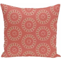 Simply Daisy 16" x 16" Happiness Is… Floral Print Pillow