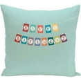 thumbnail image 1 of Simply Daisy 16" x 16" Happy Birthday Word Print Pillow, 1 of 2