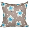 thumbnail image 1 of Simply Daisy 16" x 16" Hibiscus Blooms Floral Print Pillow, 1 of 2
