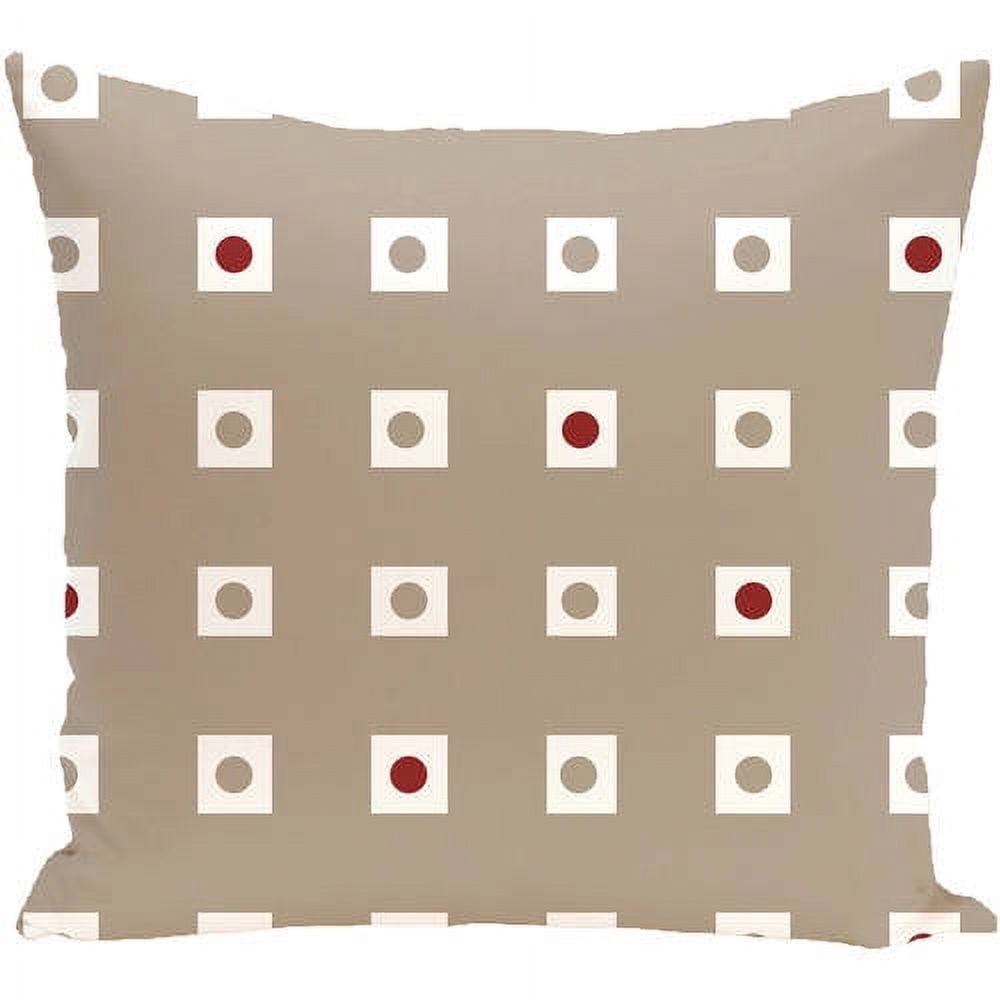 Simply Daisy, 16" x 16" Hip to be Square Geometric Print Outdoor Pillow