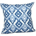 thumbnail image 1 of Simply Daisy 16" x 16" Hipster Geometric Outdoor Pillow, Blue, 1 of 4