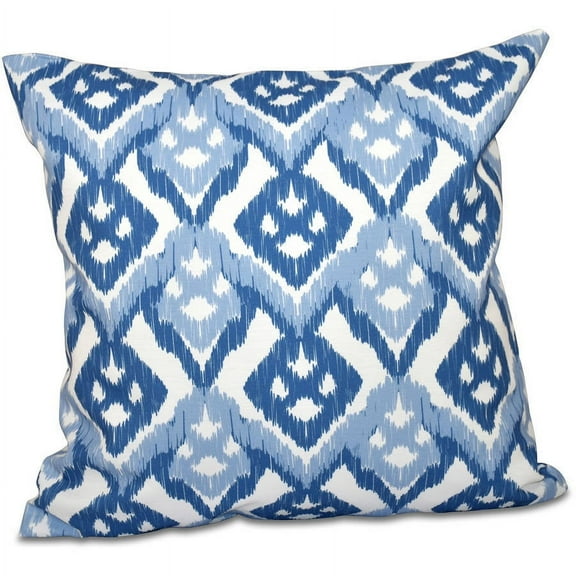 Simply Daisy 16" x 16" Hipster Geometric Outdoor Pillow, Blue