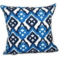 thumbnail image 1 of Simply Daisy 16" x 16" Hipster Polyester Indoor/Outdoor Pillow, Teal-Navy (1 count), 1 of 5