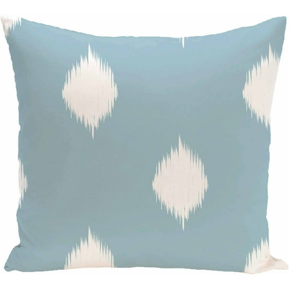Simply Daisy 16" x 16" Hol-I-kat Decorative Holiday Ikat Print Pillow