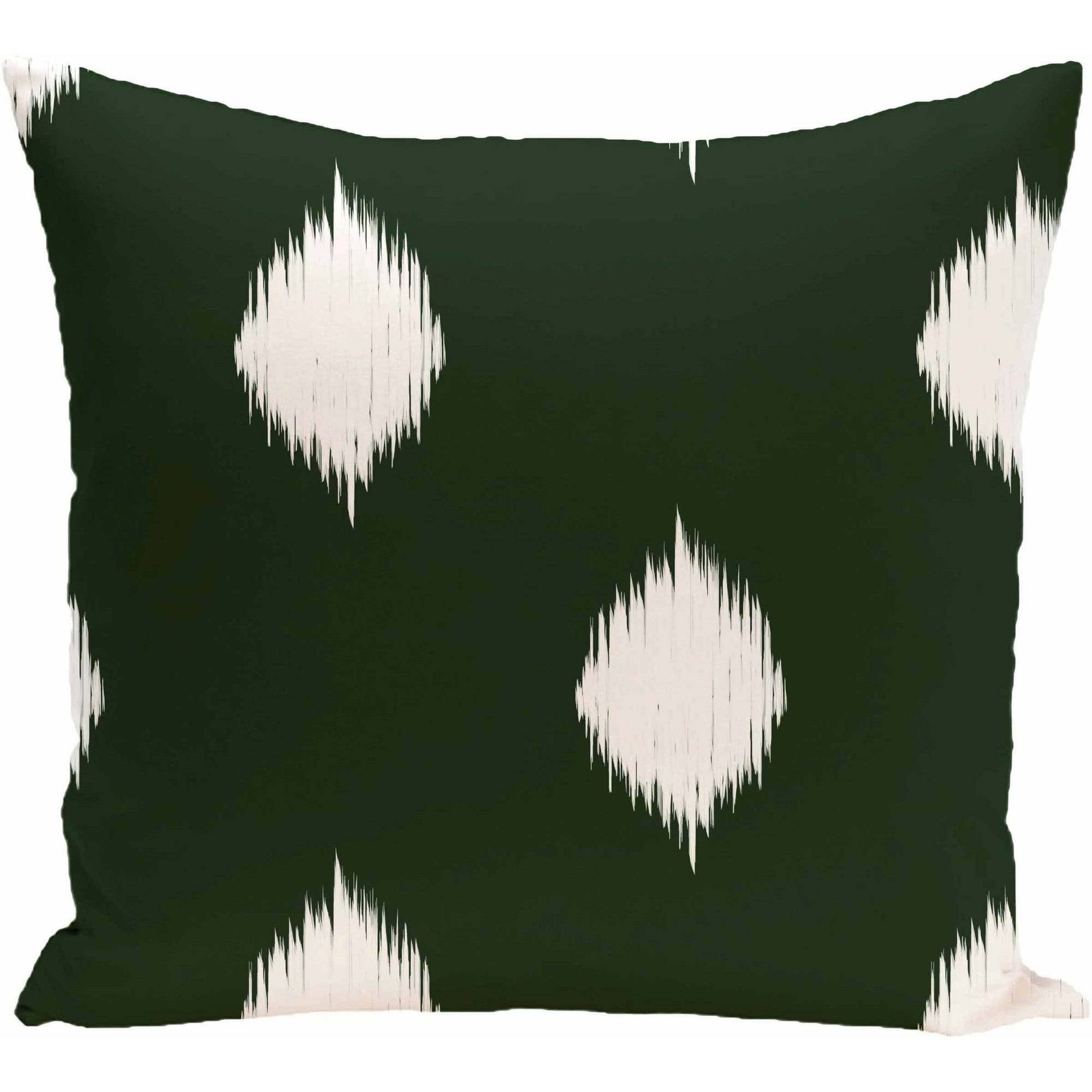 Simply Daisy 16" x 16" Hol-I-kat Decorative Holiday Ikat Print Pillow