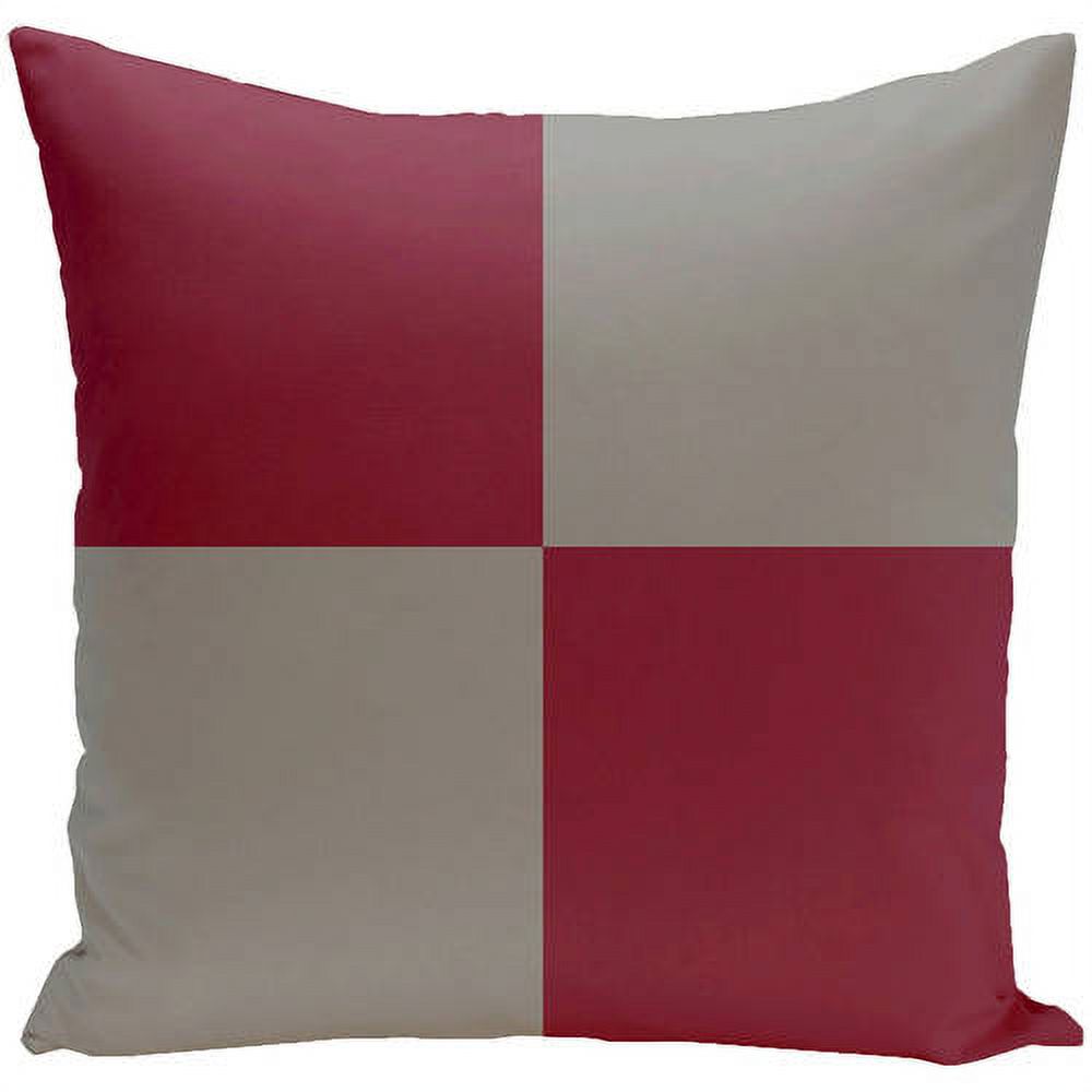Simply Daisy 16" x 16" Holiday Brights Collection Geometric Pillow
