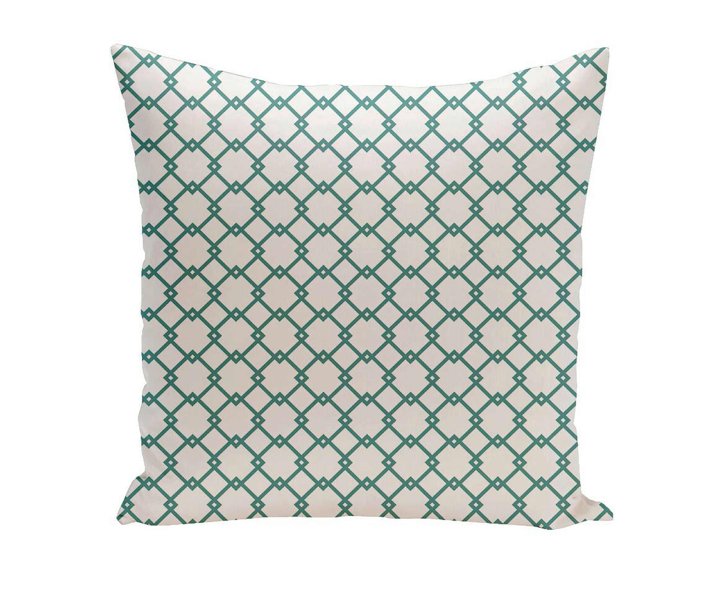 Simply Daisy 16" x 16" Holiday Brights Collection Geometric Pillow