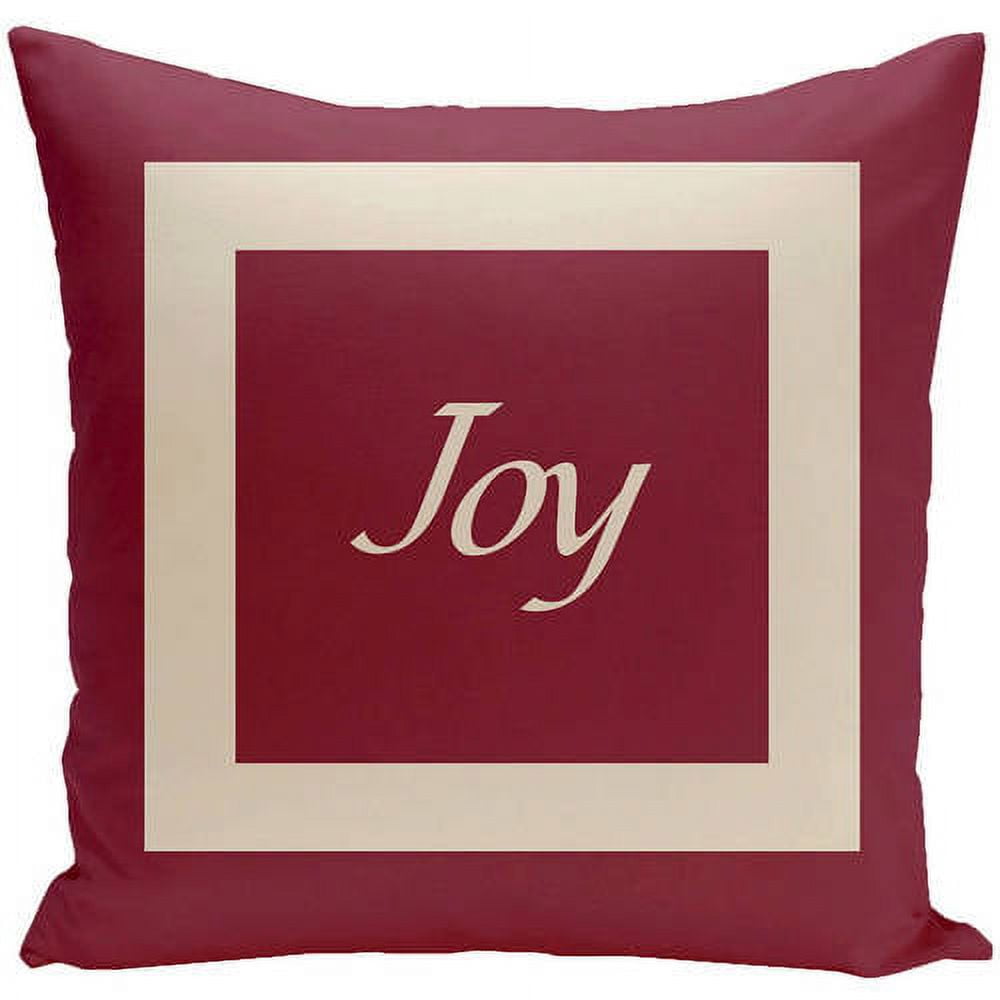 Simply Daisy 16" x 16" Holiday Brights Collection Geometric Pillow