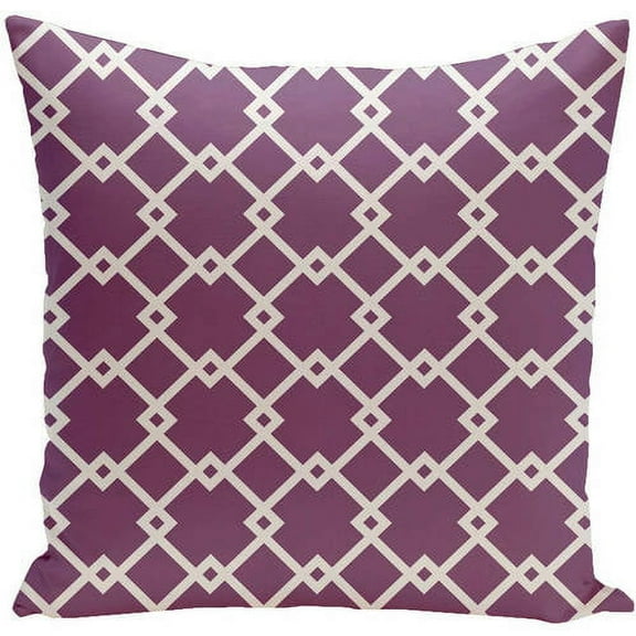 Simply Daisy 16" x 16" Holiday Brights Collection Geometric Pillow