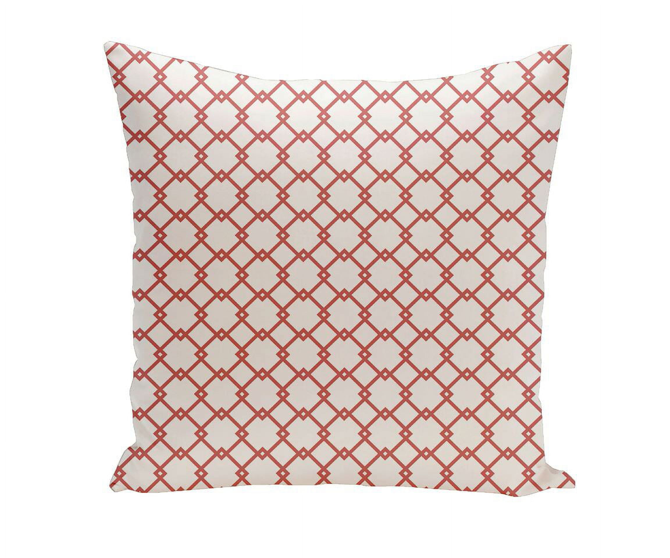 Simply Daisy 16" x 16" Holiday Brights Collection Geometric Pillow