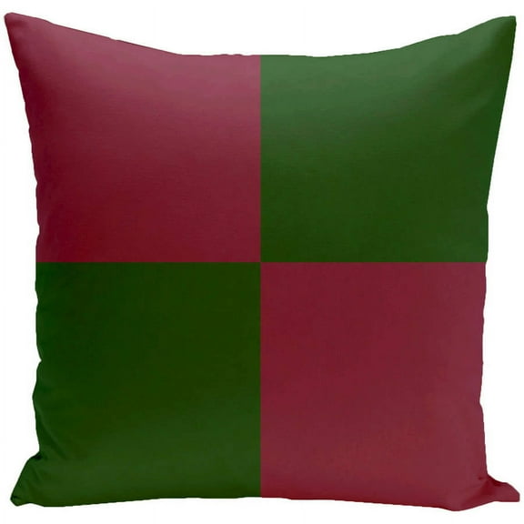 Simply Daisy 16" x 16" Holiday Brights Collection Geometric Pillow