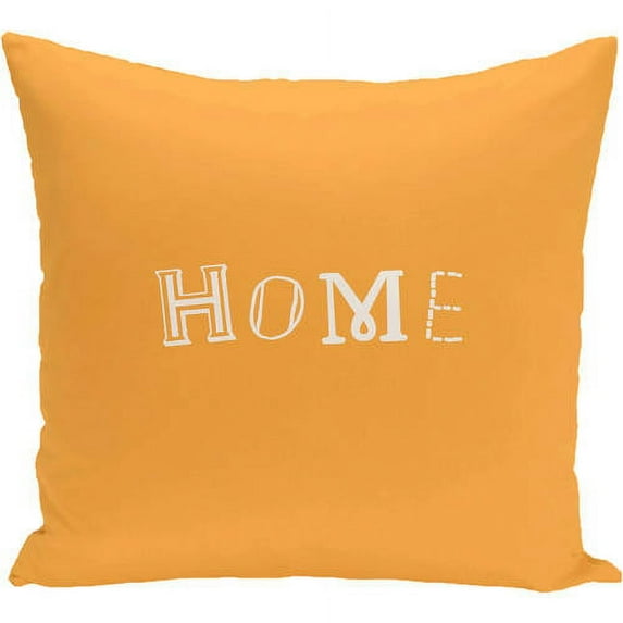 Simply Daisy 16" x 16" Home Word Print Pillow