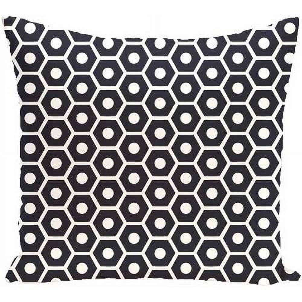 Simply Daisy 16" x 16" Honeycomb Pop Geometric Print Pillow