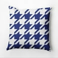 thumbnail image 1 of Simply Daisy 16" x 16" Houndstooth Geometric Outdoor Pillow, Royal Blue (1 count), 1 of 1