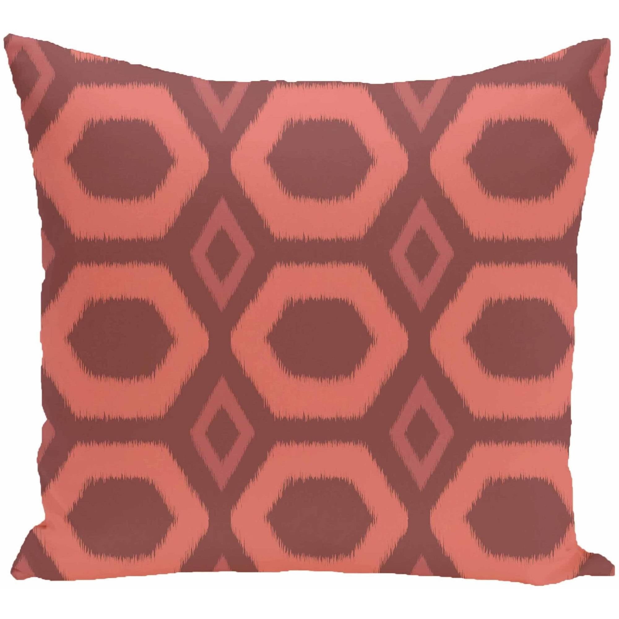 Simply Daisy 16" x 16" Hugs and Kisses Geometric Print Pillow