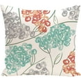thumbnail image 1 of Simply Daisy 16" x 16" Hydrangeas Floral Print Pillow, 1 of 2