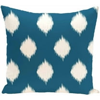 Simply Daisy 16" x 16" Ikat Dot Geometric Print Pillow