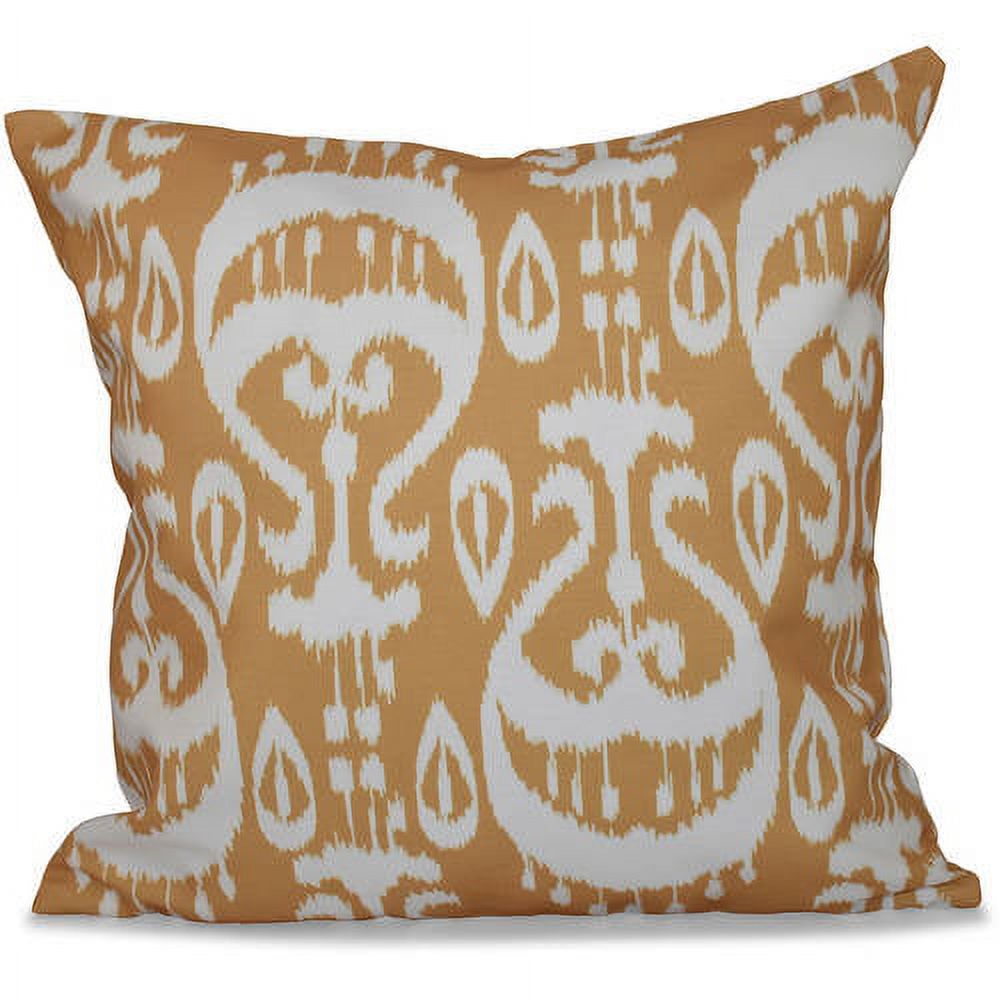 Simply Daisy 16" x 16" Ikat Geometric Outdoor Pillow