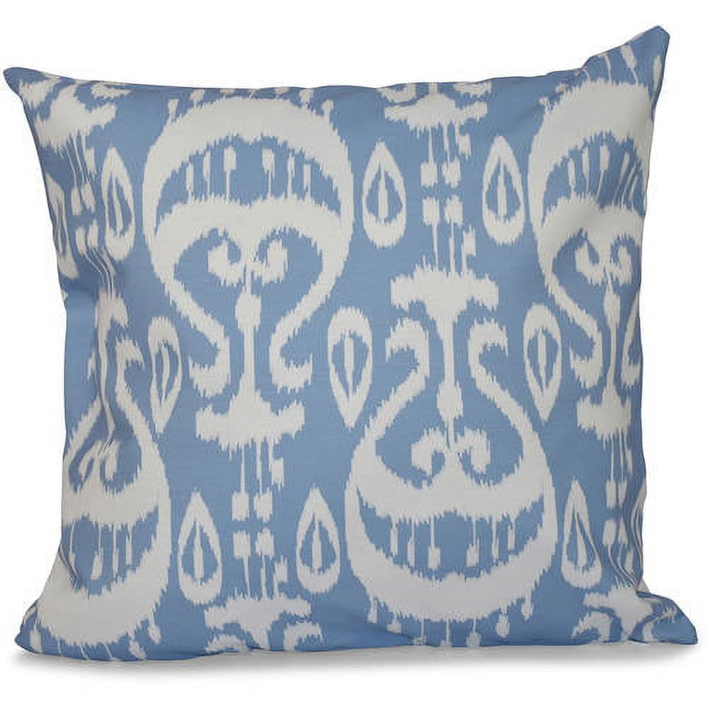 Simply Daisy 16" x 16" Ikat Geometric Outdoor Pillow
