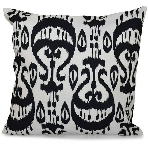Simply Daisy 16" x 16" Ikat Geometric Outdoor Pillow