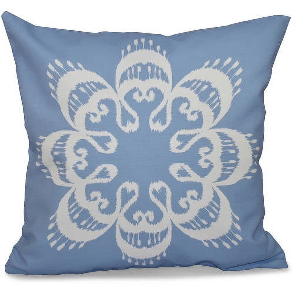 Simply Daisy 16" x 16" Ikat Mandala Geometric Outdoor Pillow