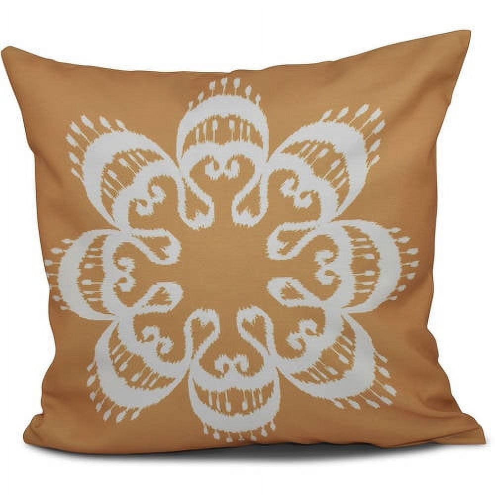 Simply Daisy 16" x 16" Ikat Mandala Geometric Outdoor Pillow