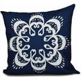 thumbnail image 1 of Simply Daisy 16" x 16" Ikat Mandala Geometric Print Pillow, 1 of 2