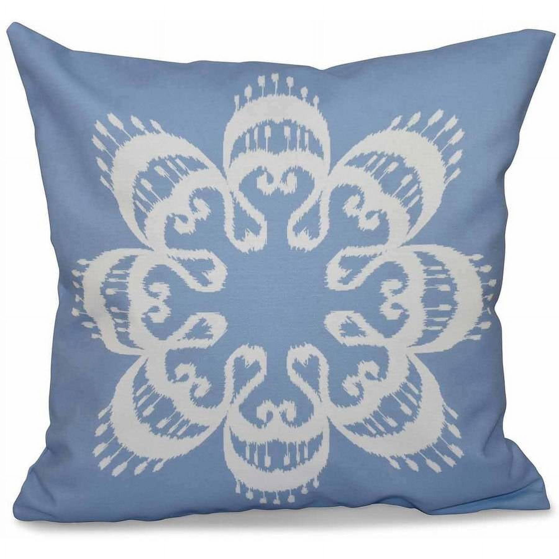 Simply Daisy 16" x 16" Ikat Mandala Geometric Print Pillow
